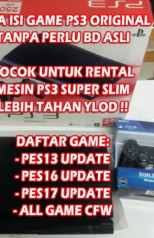 ISI GAME PS3 SLIM/SUPERSLIM OFW 160/250GB (CFW GAME)