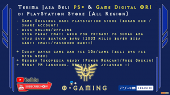 JASA BELI GAME PSN PS4