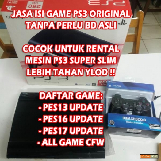 PS3 SUPERSLIM 500GB (GARANSI 2 BULAN) FULL GAME