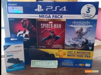 PS4 SLIM 1TB (BARU) SERI 2218X  (BONUS 5 GAME)