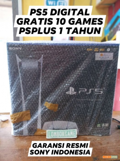 PS5 BARU DIGITAL VERSION GARANSI INDONESIA 